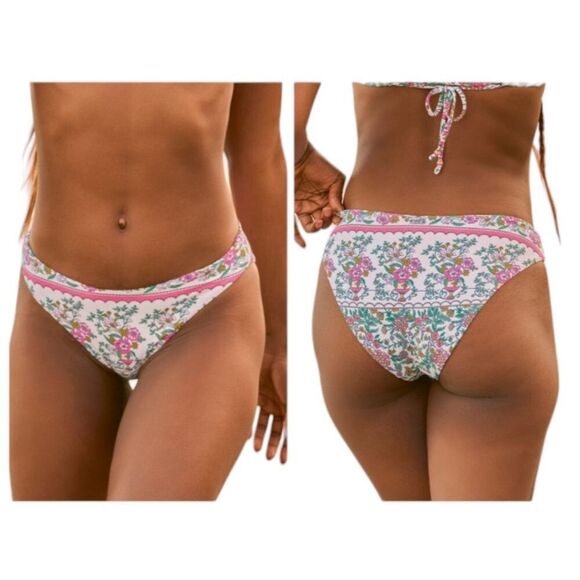 NWT Maaji Ornamental Vintage Sublimity Classic Bikini Bottom *Reversible*size XL - Picture 1 of 15